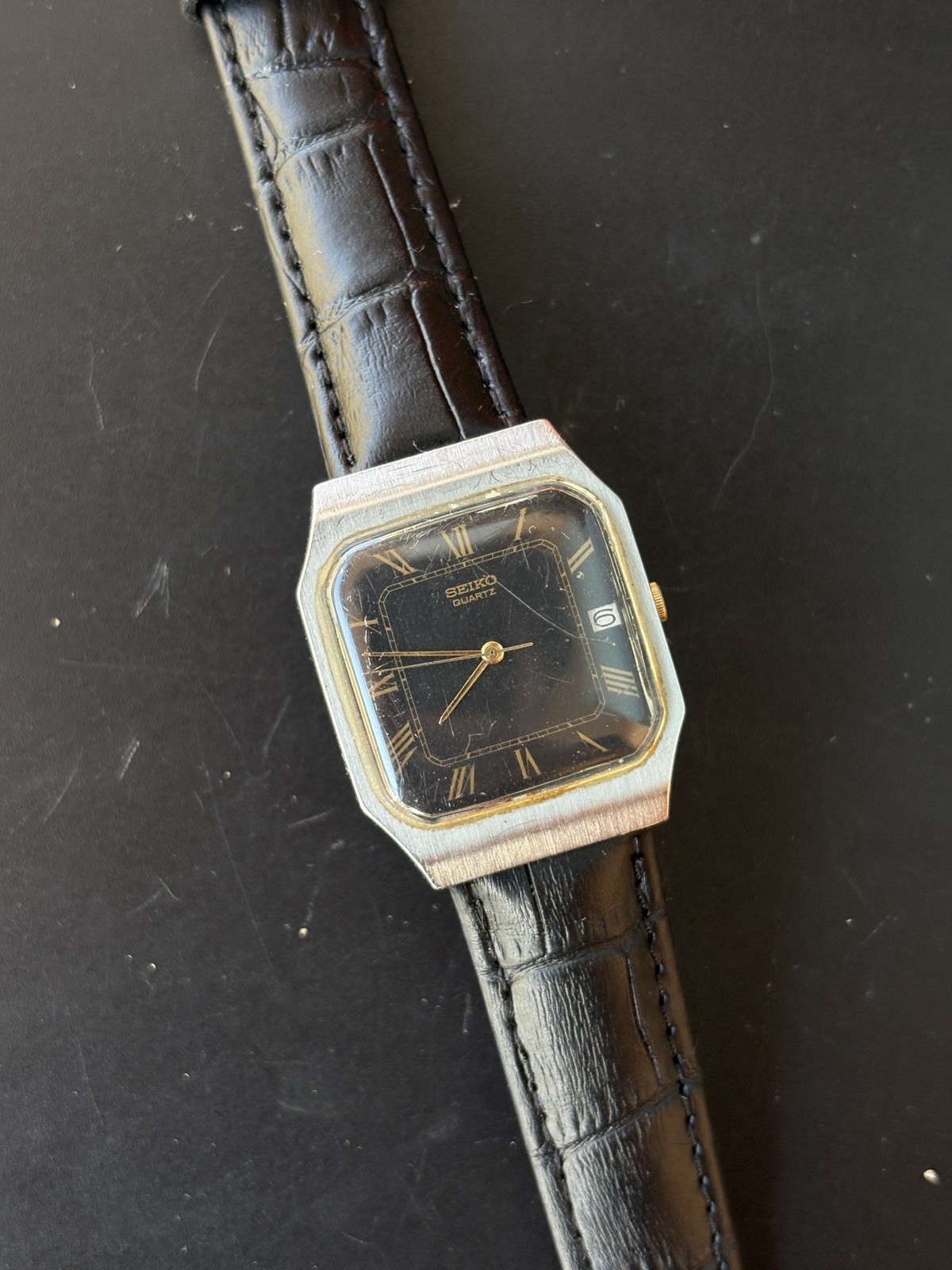 Seiko Tank Quartz Vintage Rare