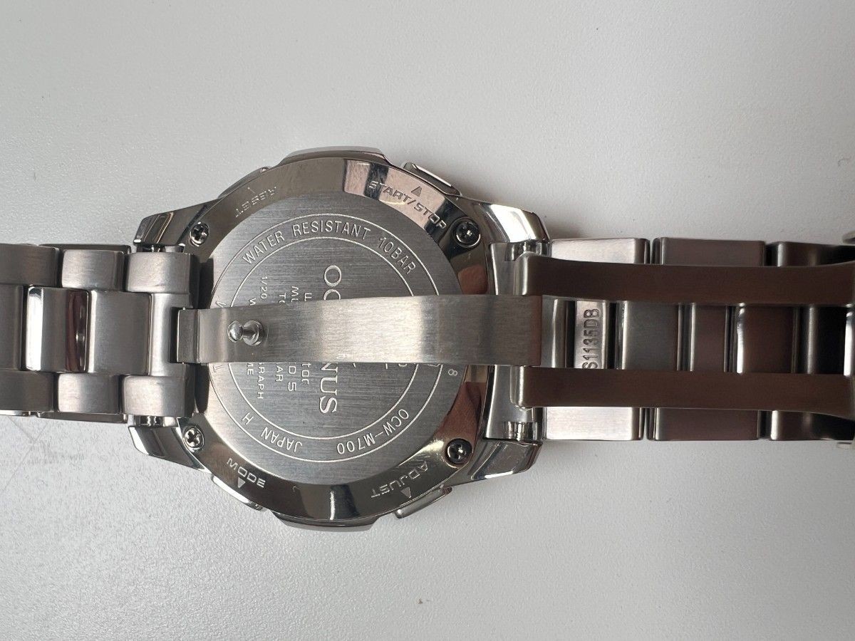 CASIO OCEANUS OCW-M700 Titanium Tough Solar Multi Band 5 Chronograph Mens Watch