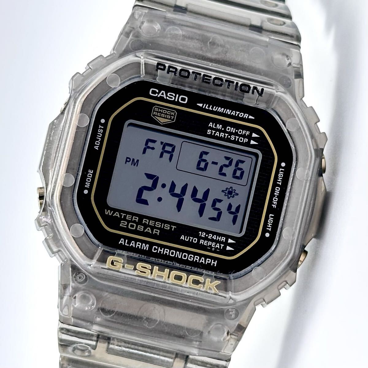 Casio G-Shock DW-5025D-8JF 25th Anniversary Ocean Gray Mirror LCD Watch