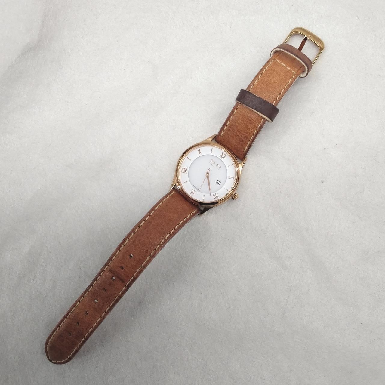 KNOT Quartz Watch Solar Movement Cs-32 Used