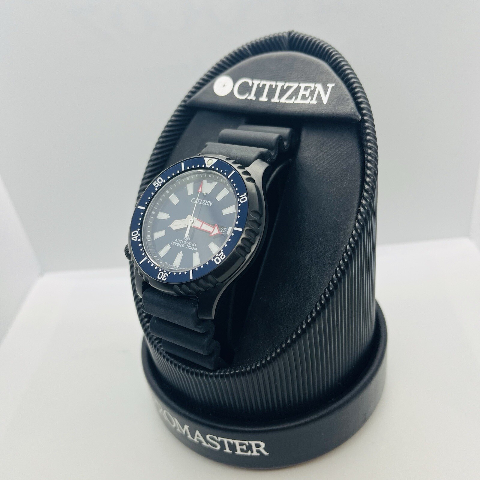 Citizen Promaster Men’s Automatic Diver Black Steel 45mm 20ATM Watch NY0158-09L