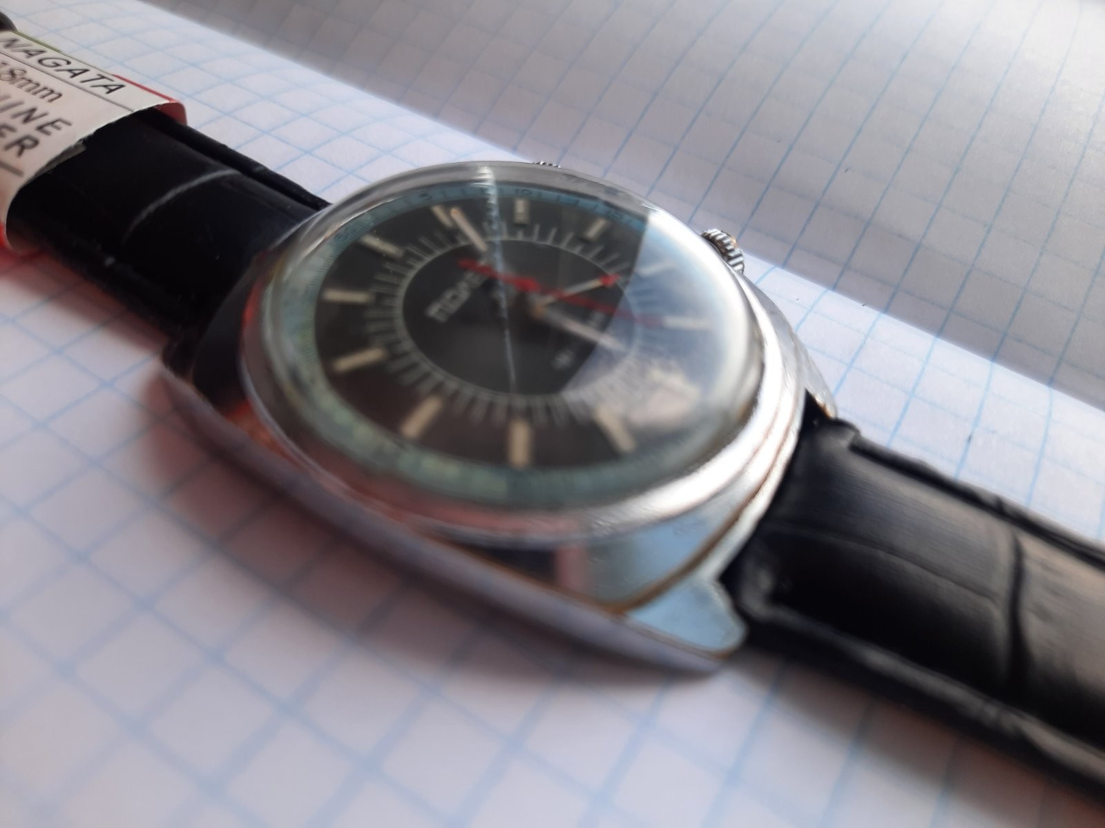 Soviet watch POLJOT with alarm