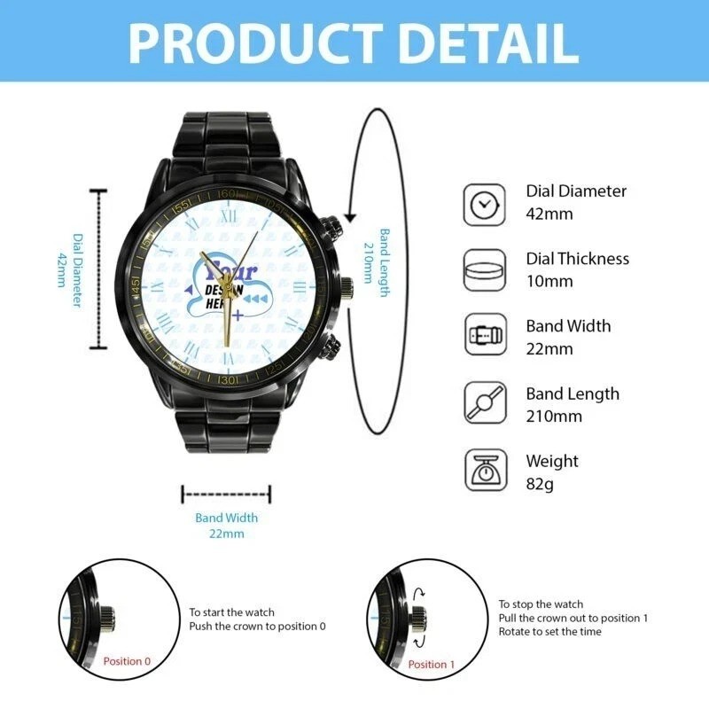 Personalized Philippines Heritage Watch – Custom Name With Flag and National