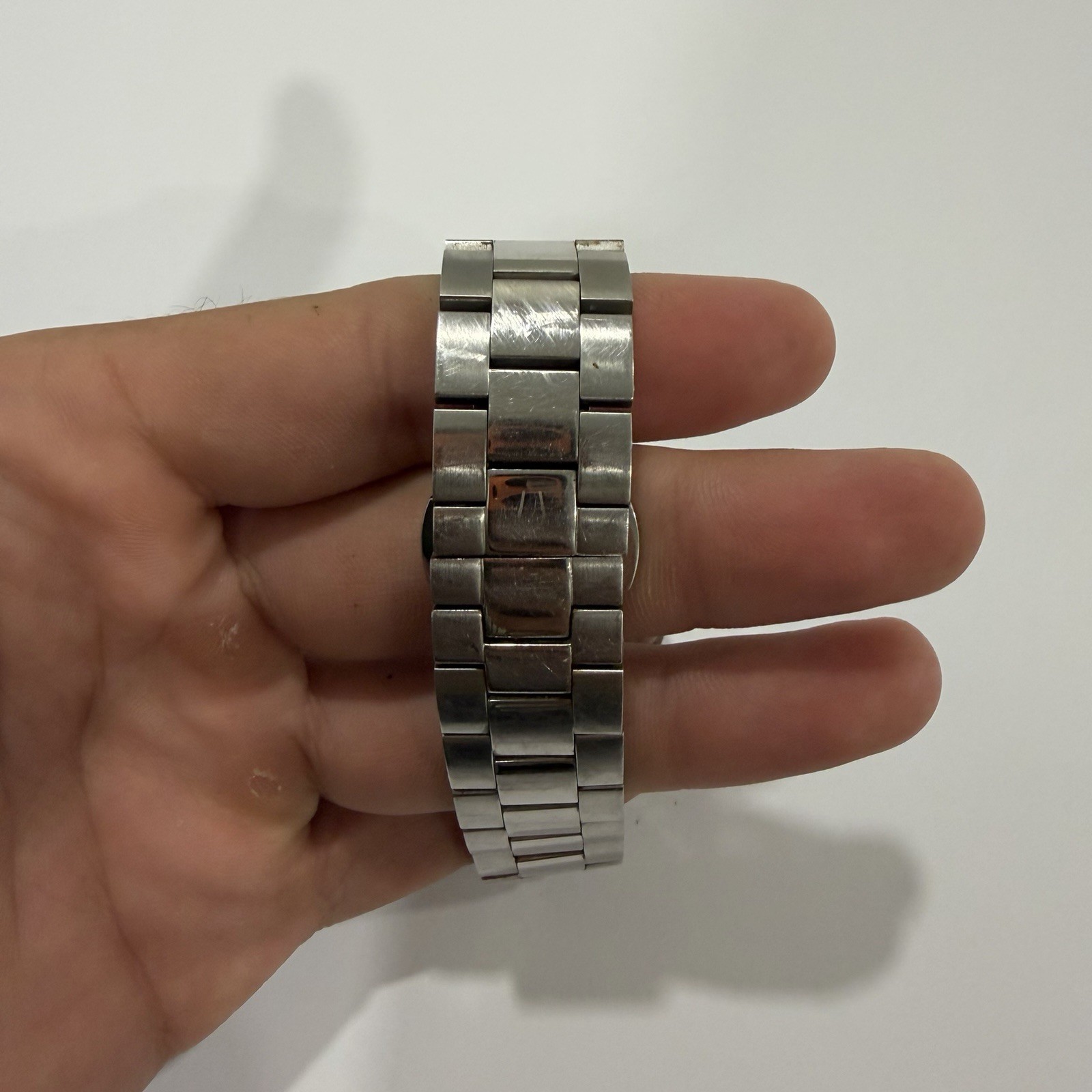 Bulova Automatic Light Blue Dial Stainless Steel Bracelet Date Watch w/ Box