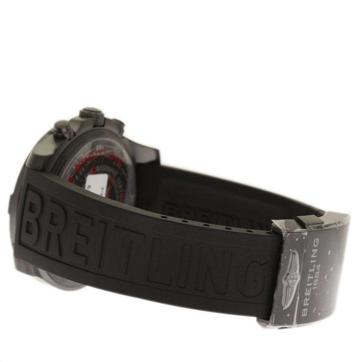 Breitling NEW Chronospace Night Mission V73330 RUBBBER BREITLING WARRANTY #BR27