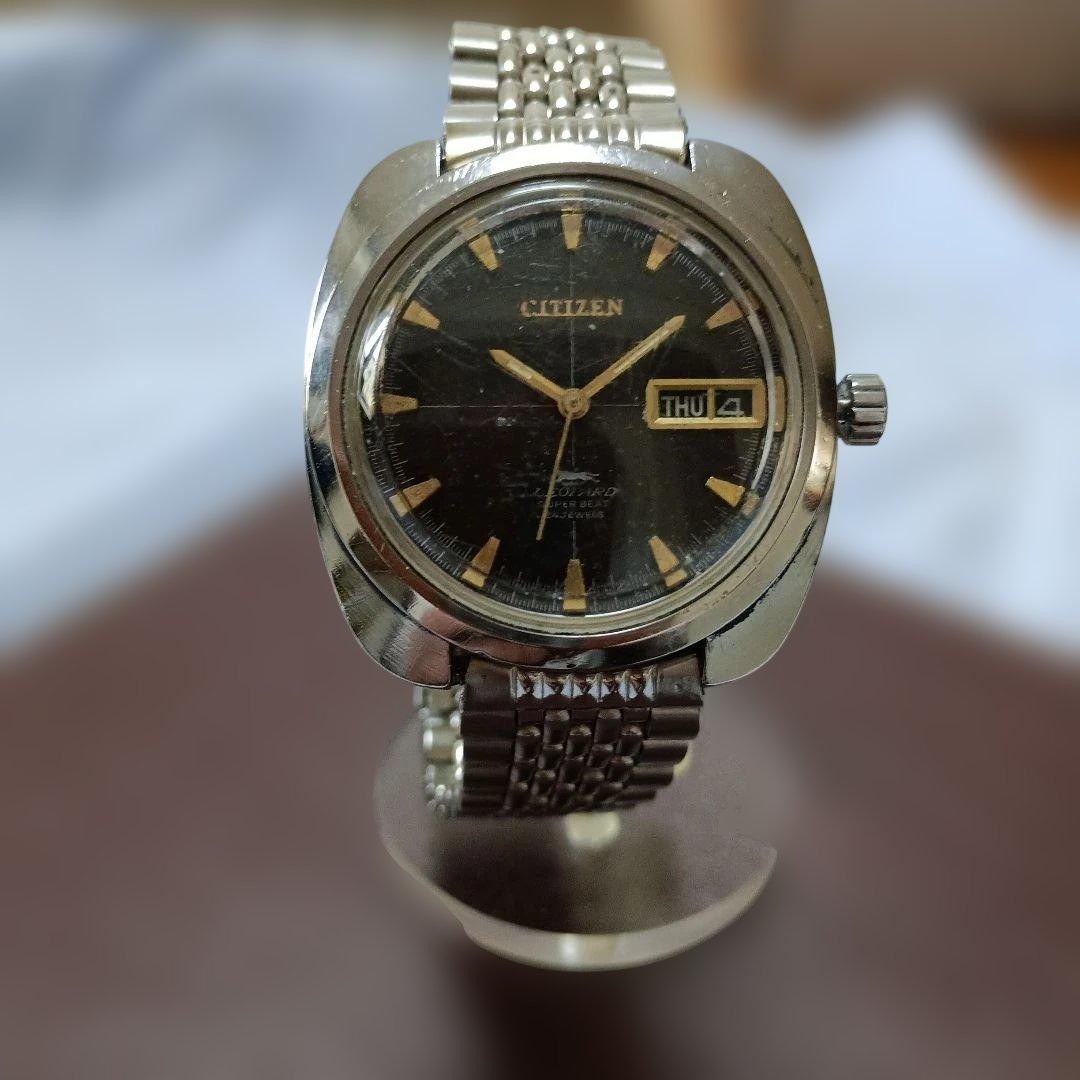 CITIZEN Leopard Automatic Watch with Day-Date and Hand-Winding
