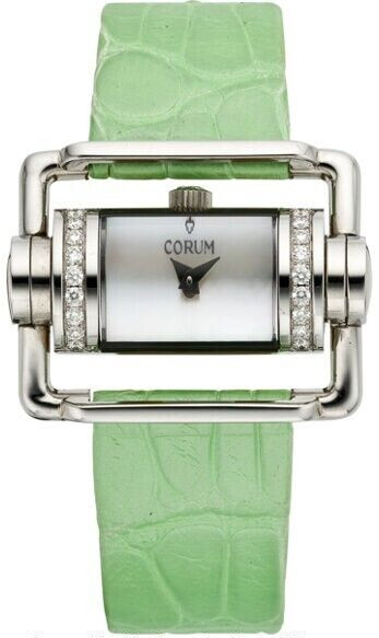 Corum ladies womans Horizontal Diamond jewellery watch lv 130.330.47 £3950