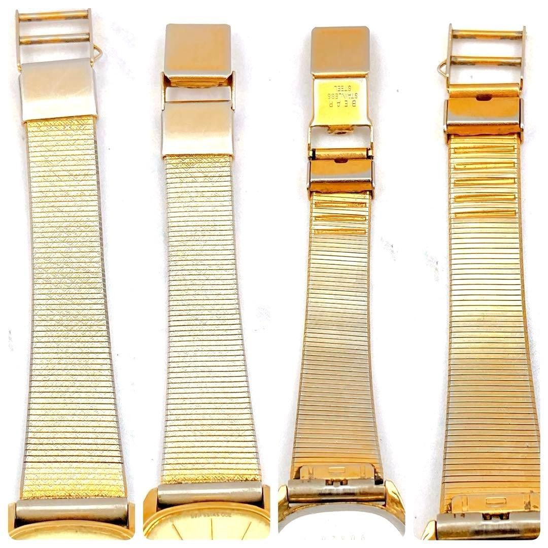 LONGINES Ladies Square Gold Plated Quartz Watch Running wrist 15.0cm/5.9in