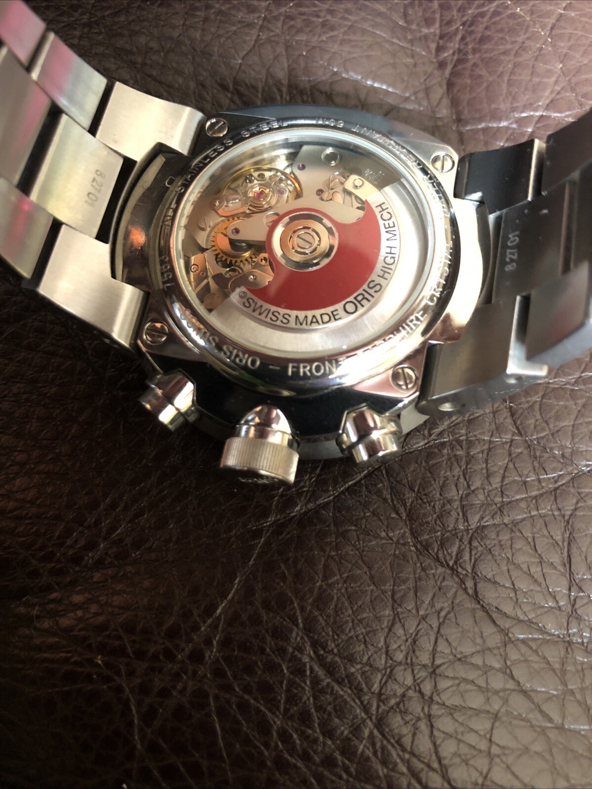 Oris Williams F1 Chronograph Automatic Black Watch – Ref. 7563 Minty Timepiece