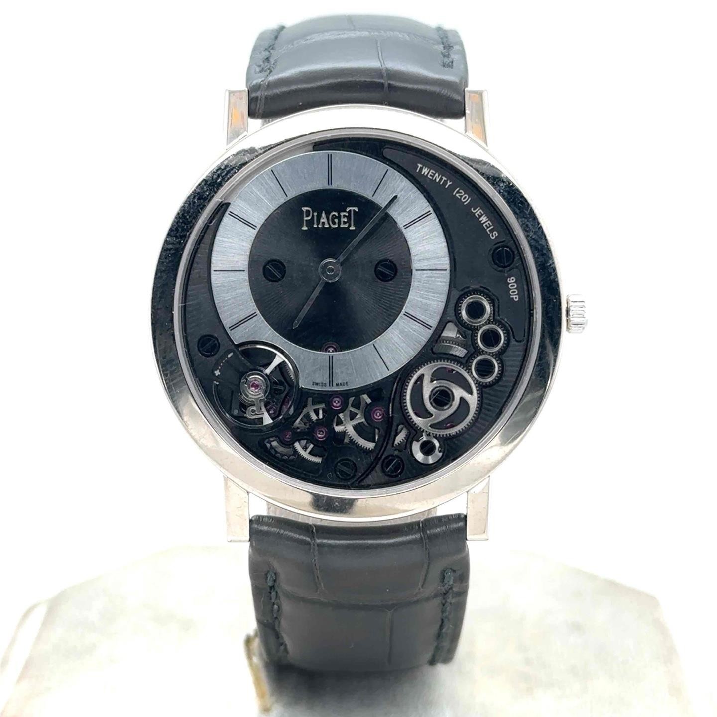 Piaget Altipano Automatic 41mm 18k White Gold Skeleton Dial Men’s Watch G0A43121