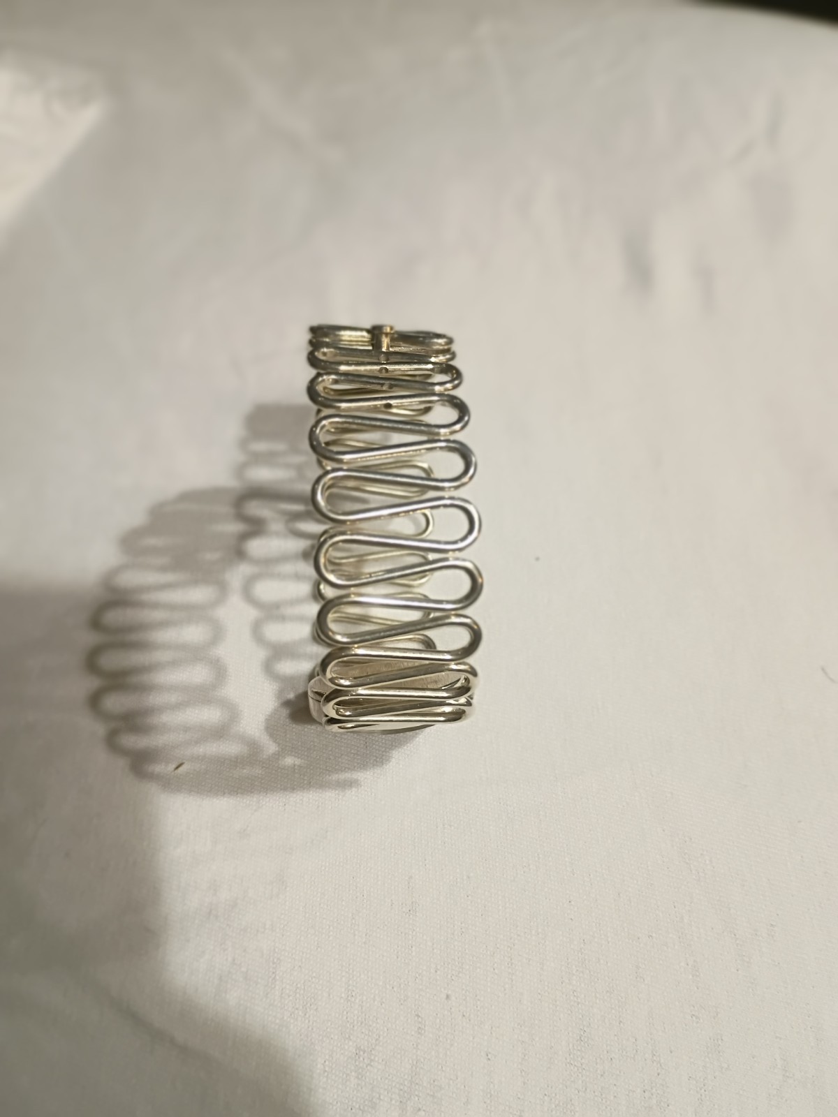 Nivada Grenchen & Andreas Daub Modernist .800 Silver Watch ( Running).