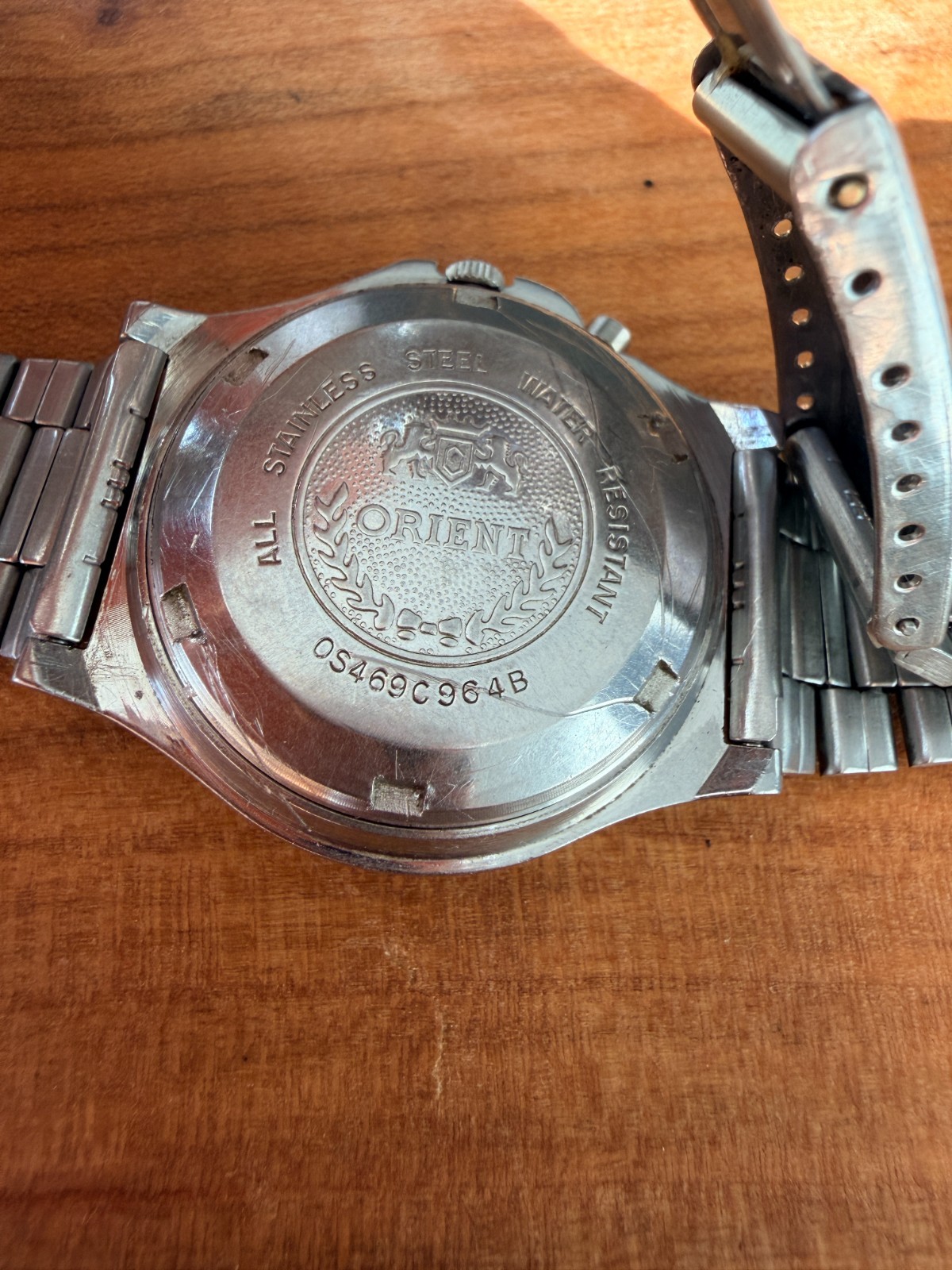 Vintage Orient Crystal Automatic Men Watch-black Dial 21 Jewels (Japan-Made)