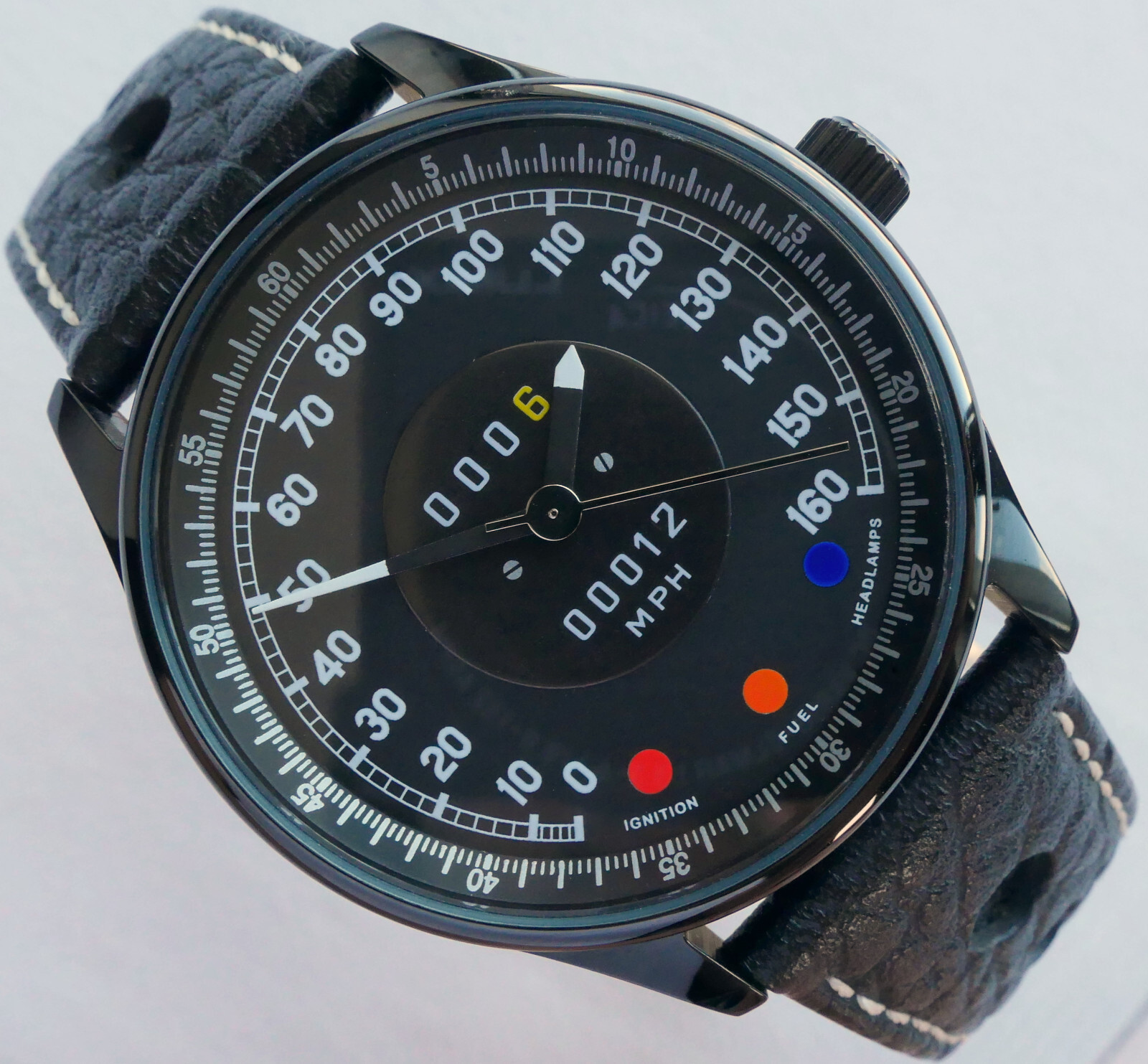 Jaguar XK-E E Type Classic British Car Speedometer Accessory Automatic Watch