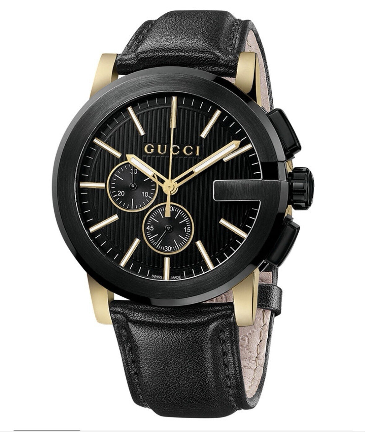GUCCI G-Chrono YA101203 Black Dial Men’s Watch 44mm
