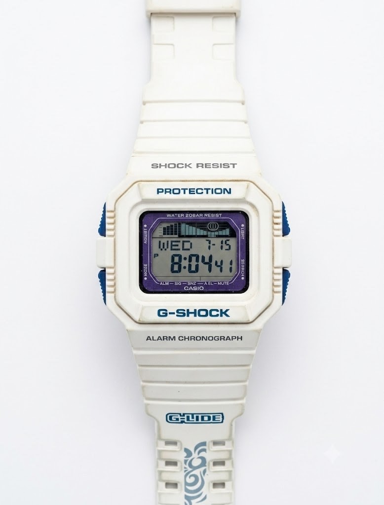 Casio G-Shock GLX-5500-7 G-LIDE White Digital Men’s Watch Working 20BAR