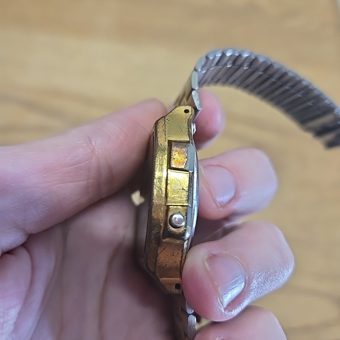 Casio A168 Vintage Illuminator Digital Watch Gold Tone Stainless Steel 34mm