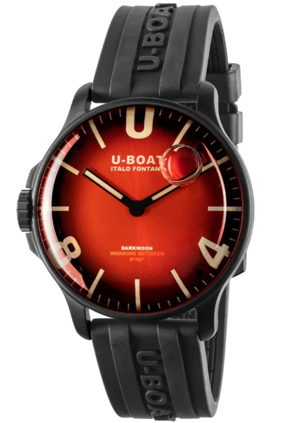 U-Boat Darkmoon 44mm Red PVD Soleil (Ref. UB-8697 / 8697/B)