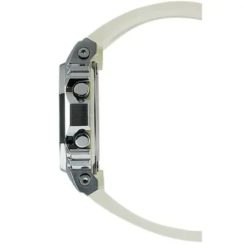 G-Shock Square Digital Watch Semi-Transparent White Resin GMS-5600SK-7