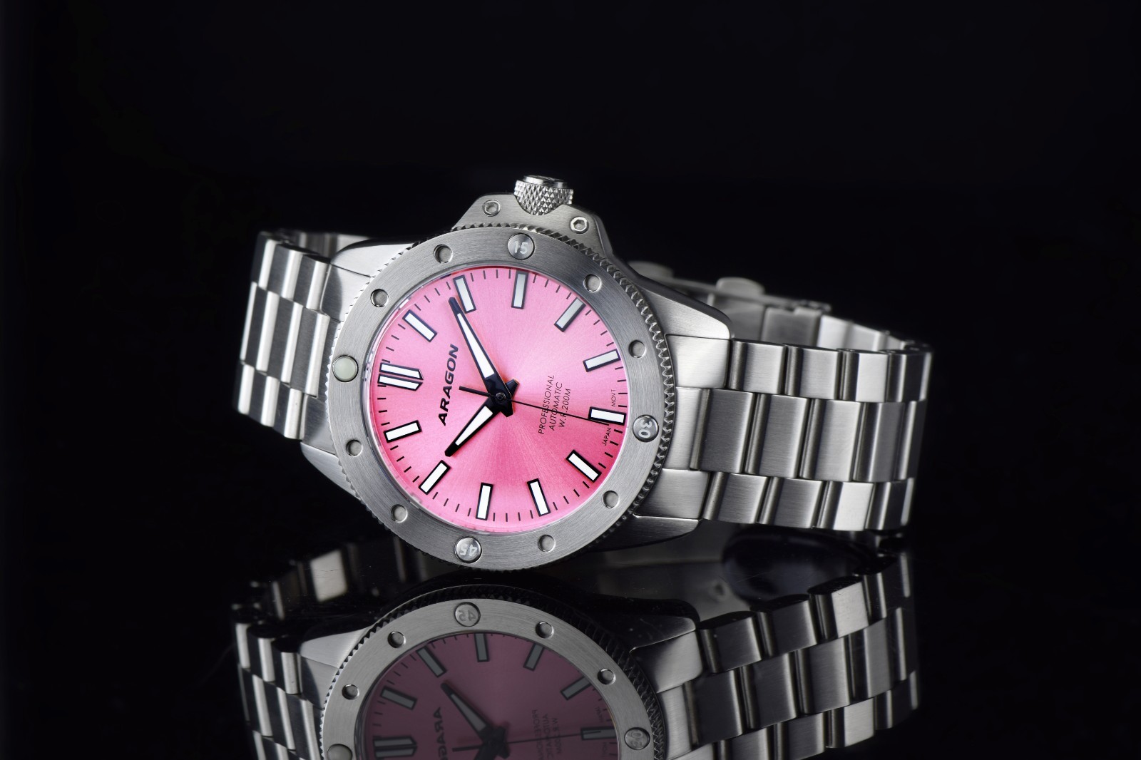 ARAGON A464PNK Matador 42 NH35 LE