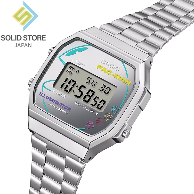 CASIO CLASSIC A168WEPC-7AJR PAC-MAN Collaboration Limited Digital Watch 36.3mm