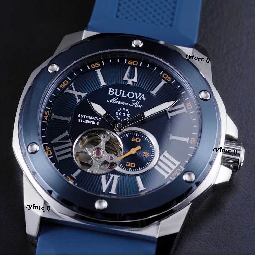 Bulova 98A303 Classic Marine Star Series A Men’s Automatic Watch 44 mm