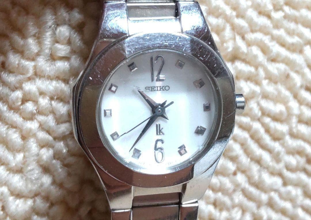 SEIKO Lukia Quartz Ladies Watch, Silver, Running wrist 15.0cm/5.9in