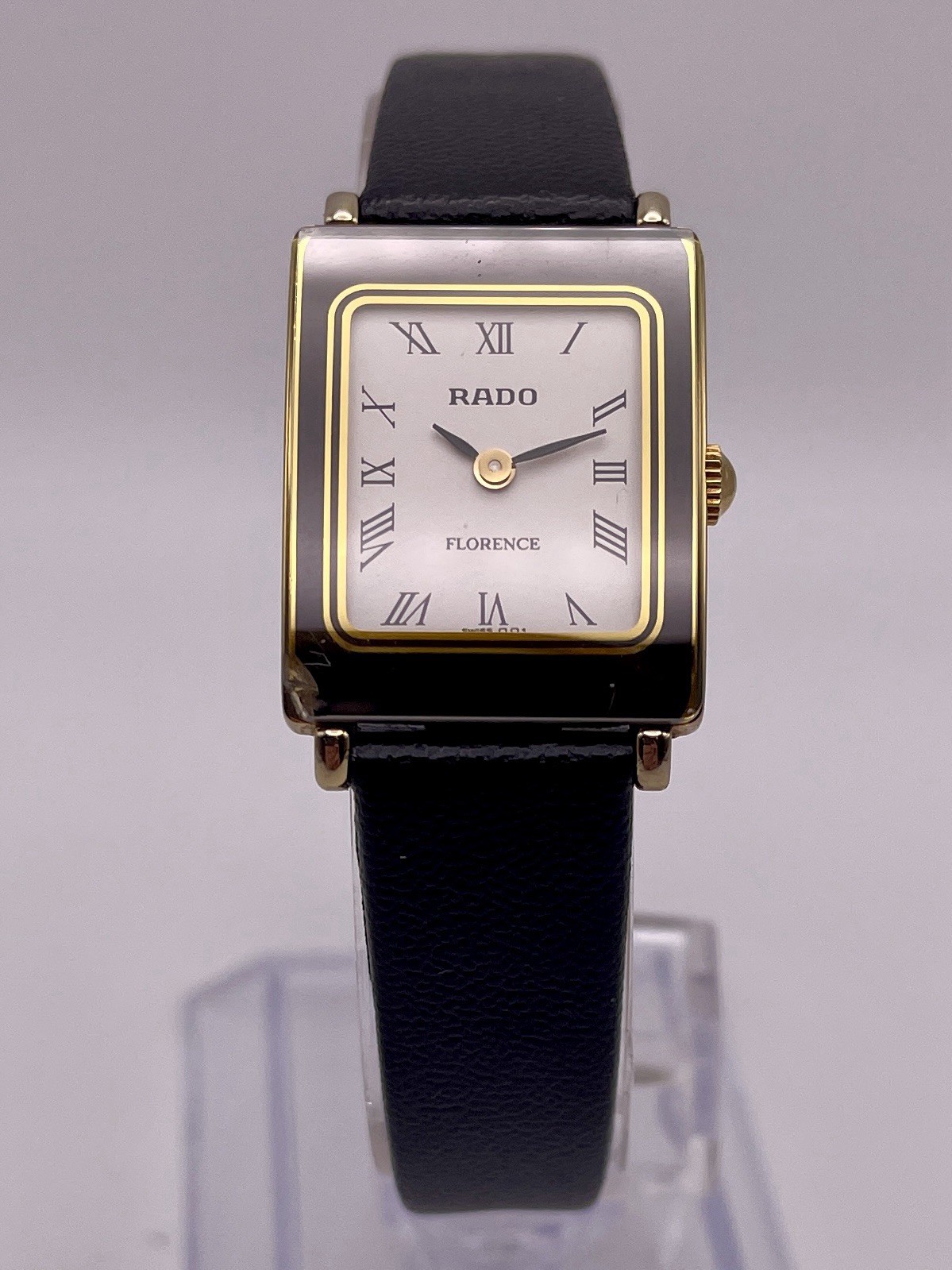 Rado Florence Swiss Women’s Watch Leather Band 153.3606.2N New Battery