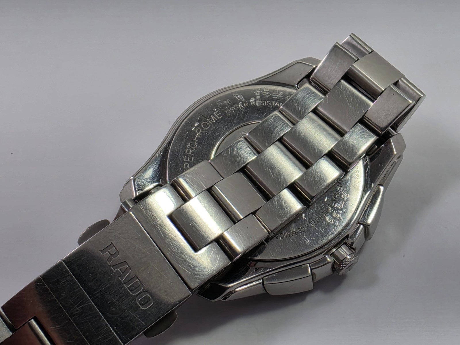 Rado Hyperchrome Quartz Chronograph Blue Dial Stainless Men’s Watch R32259203