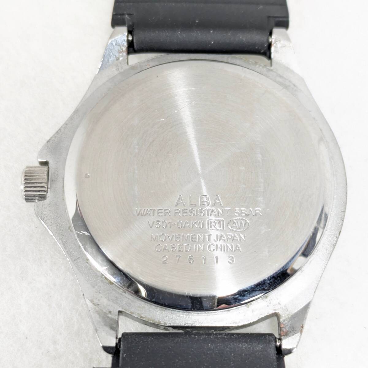 Seiko ALBA Men’s Battery and Strap Replaced Working Item Q 62