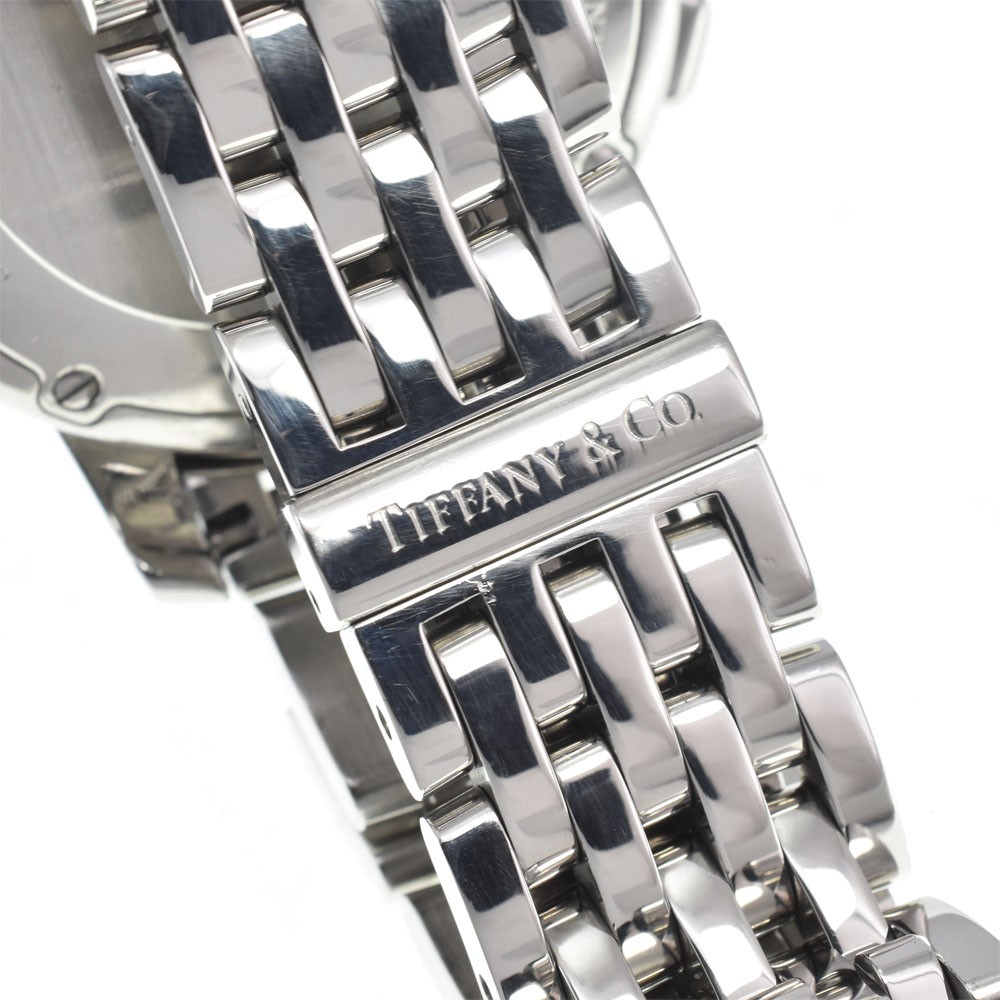 TIFFANY&Co. Mark round Chronograph Silver Dial Quartz Men’s Watch D#146449