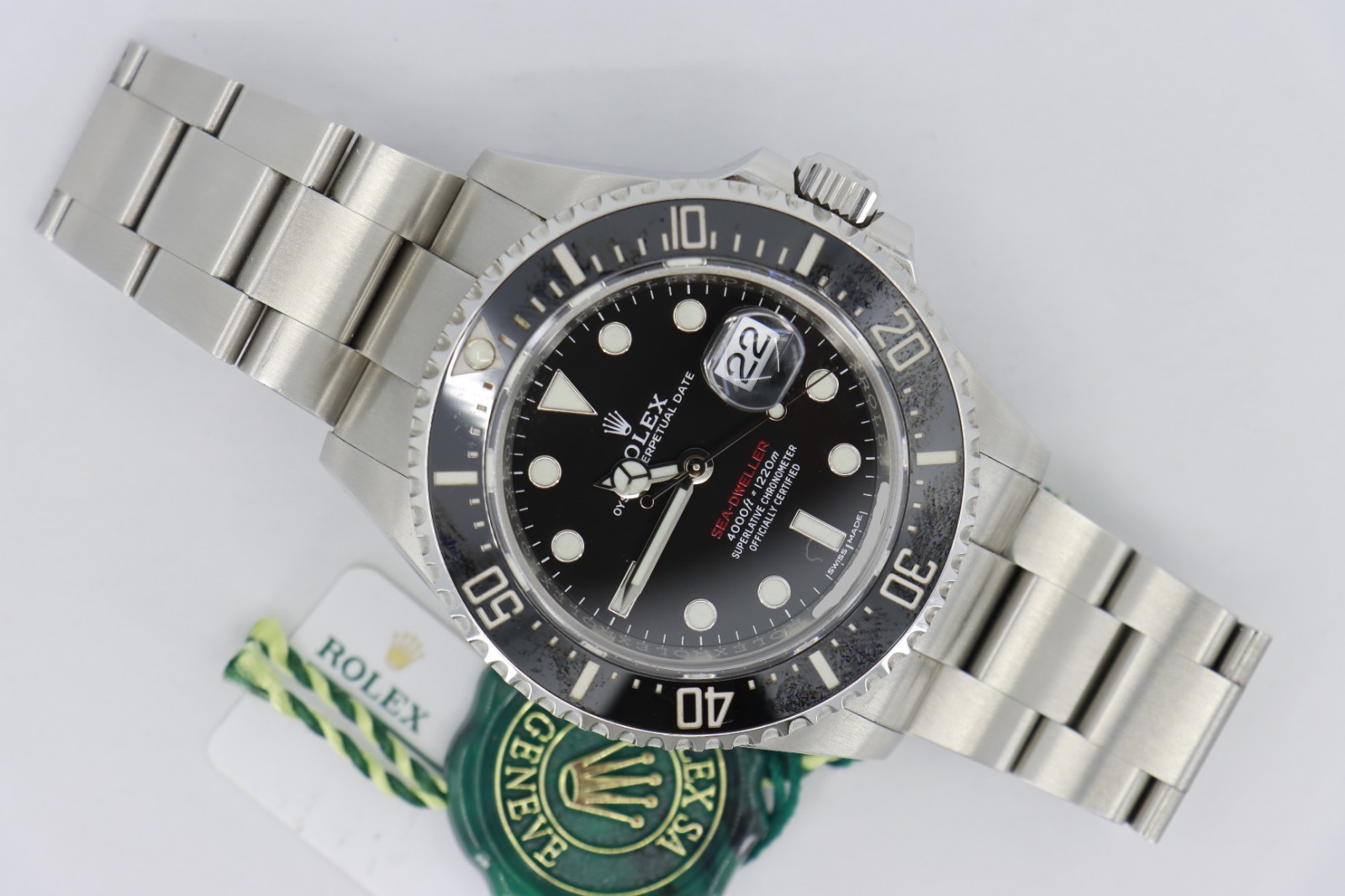 Rolex Sea-Dweller 126600 “Red Sea-Dweller” Black Dial Ceramic Bezel Box & Papers