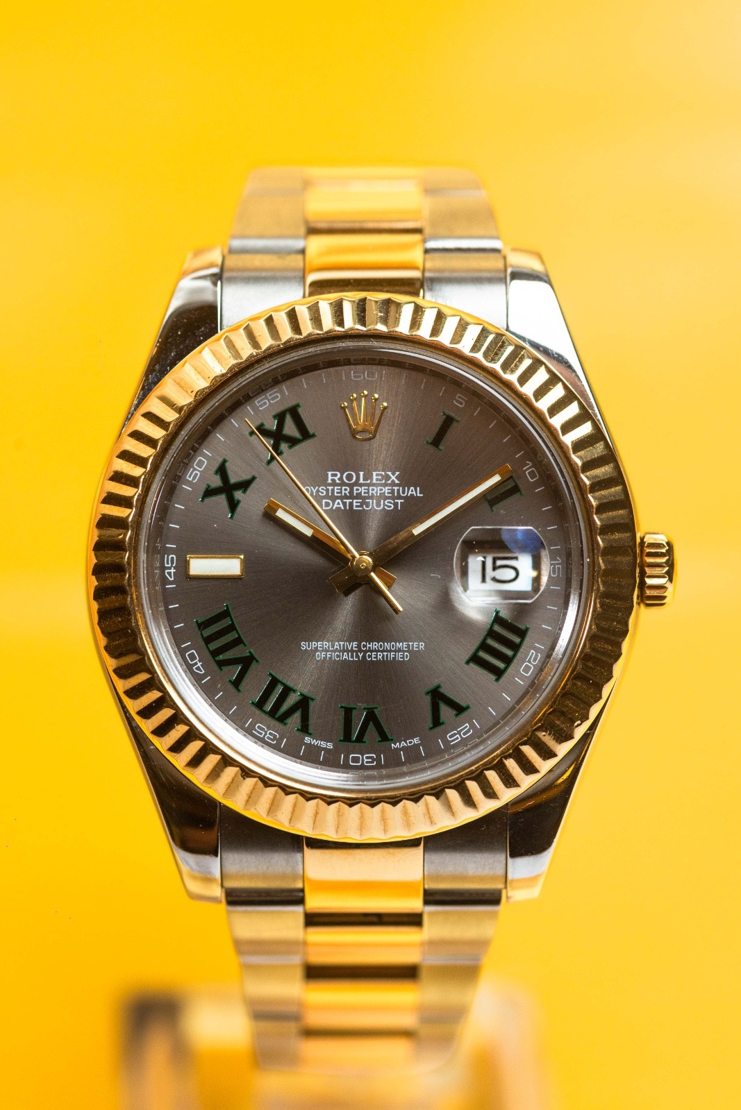 Rolex Datejust II Wimbledon Dial – Two Tone Oyster Bracelet – 116333