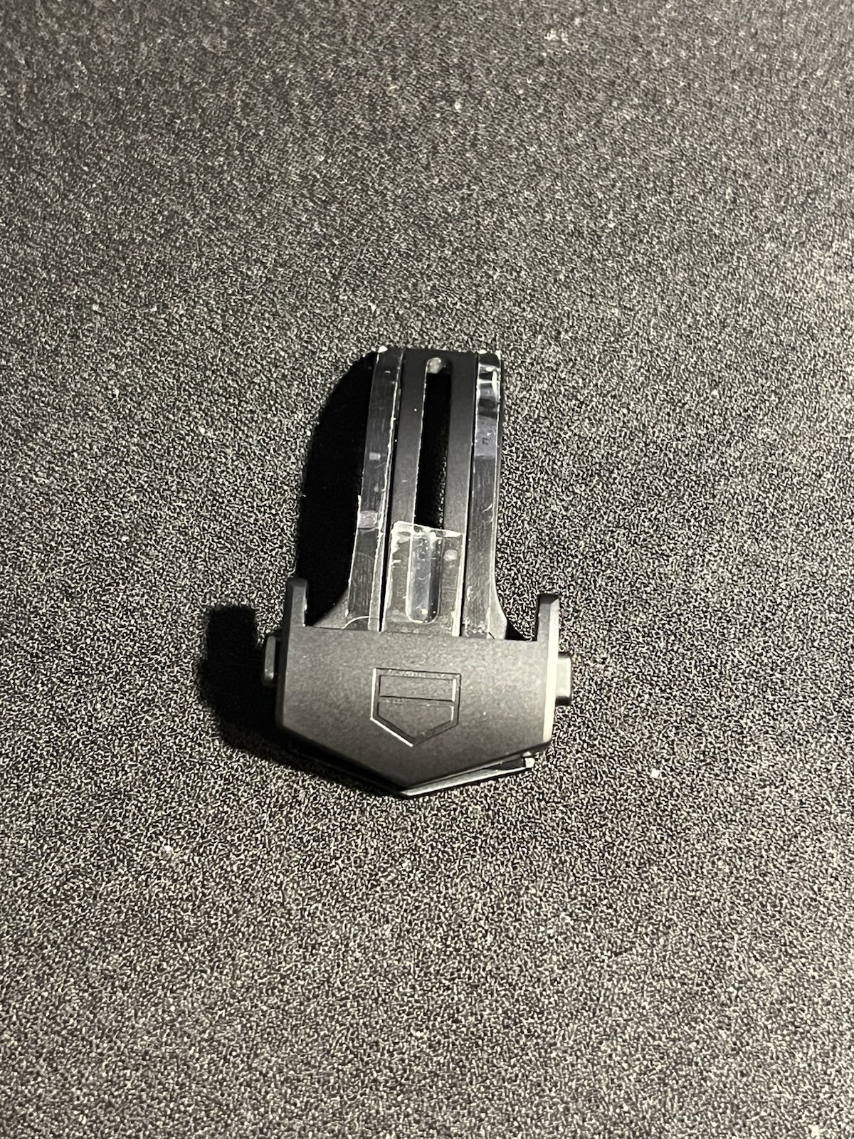 TAG HEUER Titanium Buckle FC5091 20mm Black Deployment Clasp
