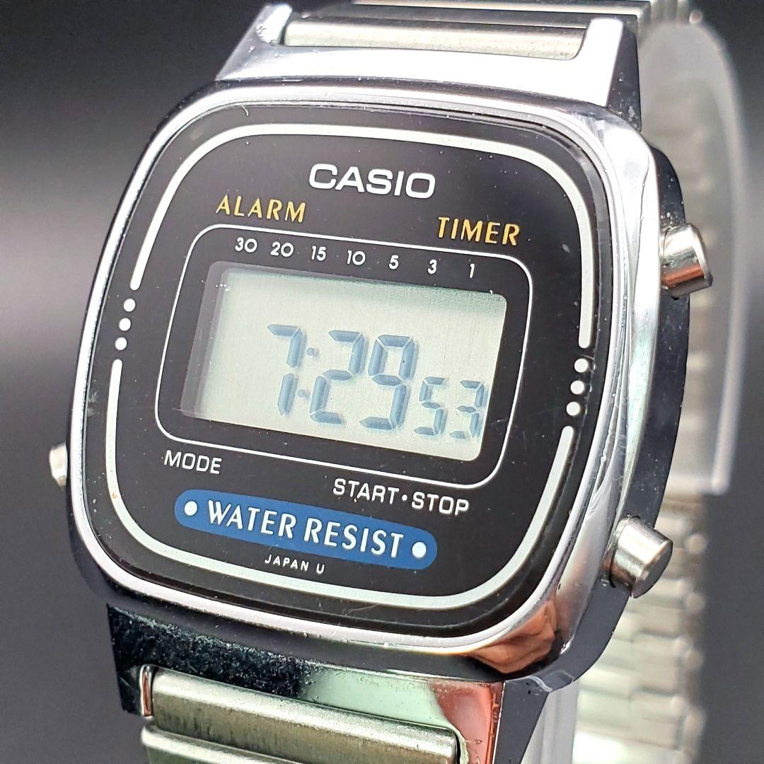 Casio LA670W Digital Quartz Watch Silver Pre-Owned