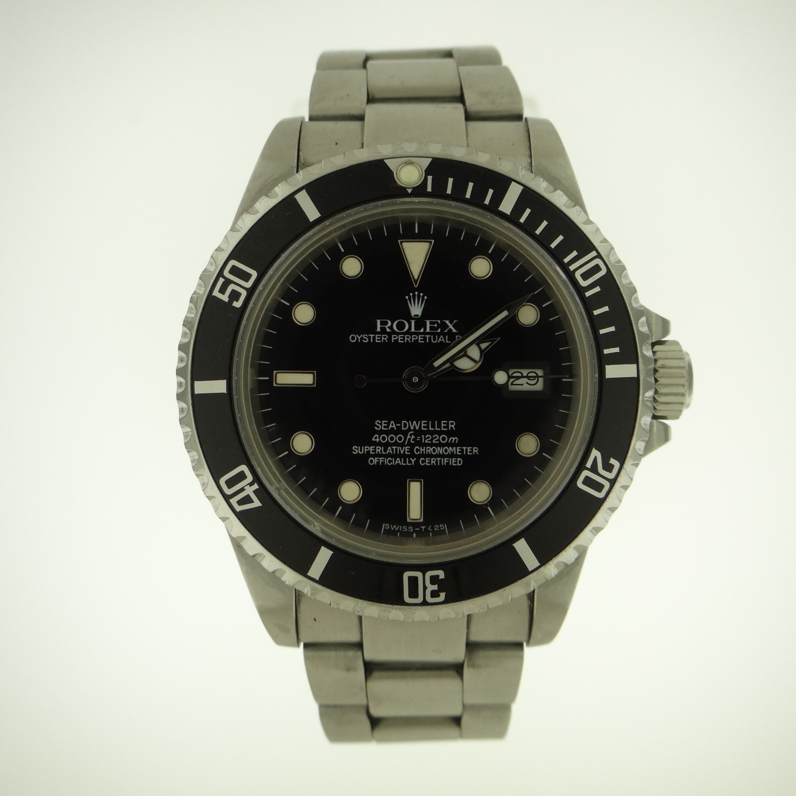 Rolex 16660 Sea-Dweller “Triple Six” Stainless Steel Mens Watch