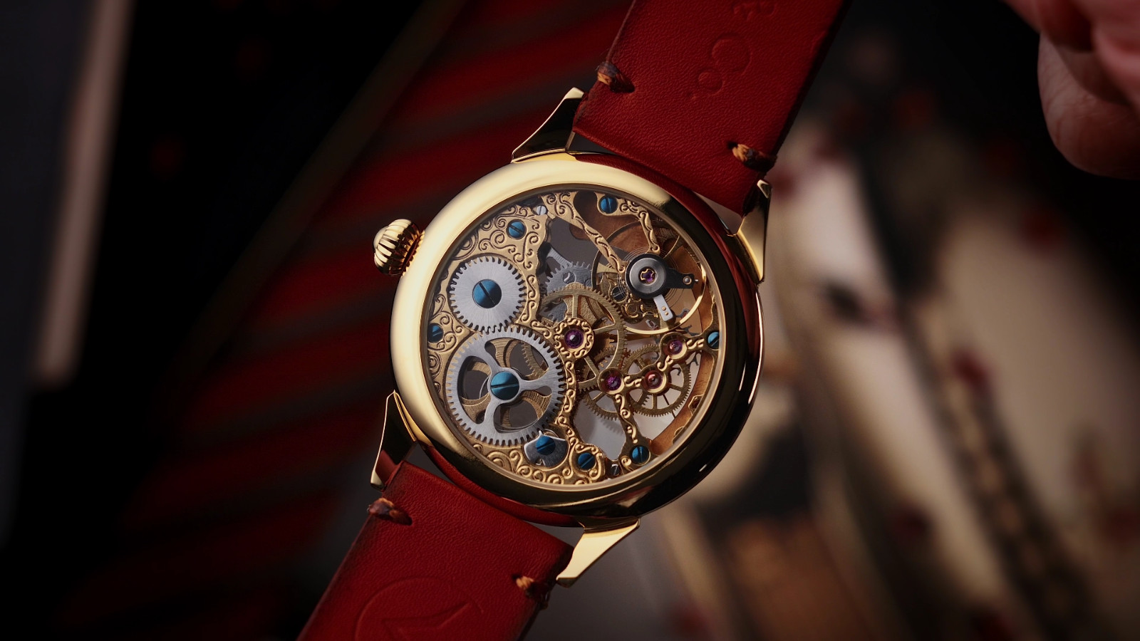 Handmade Skeleton Watch, Artisan watch, Mechanical watch, Unisex watch