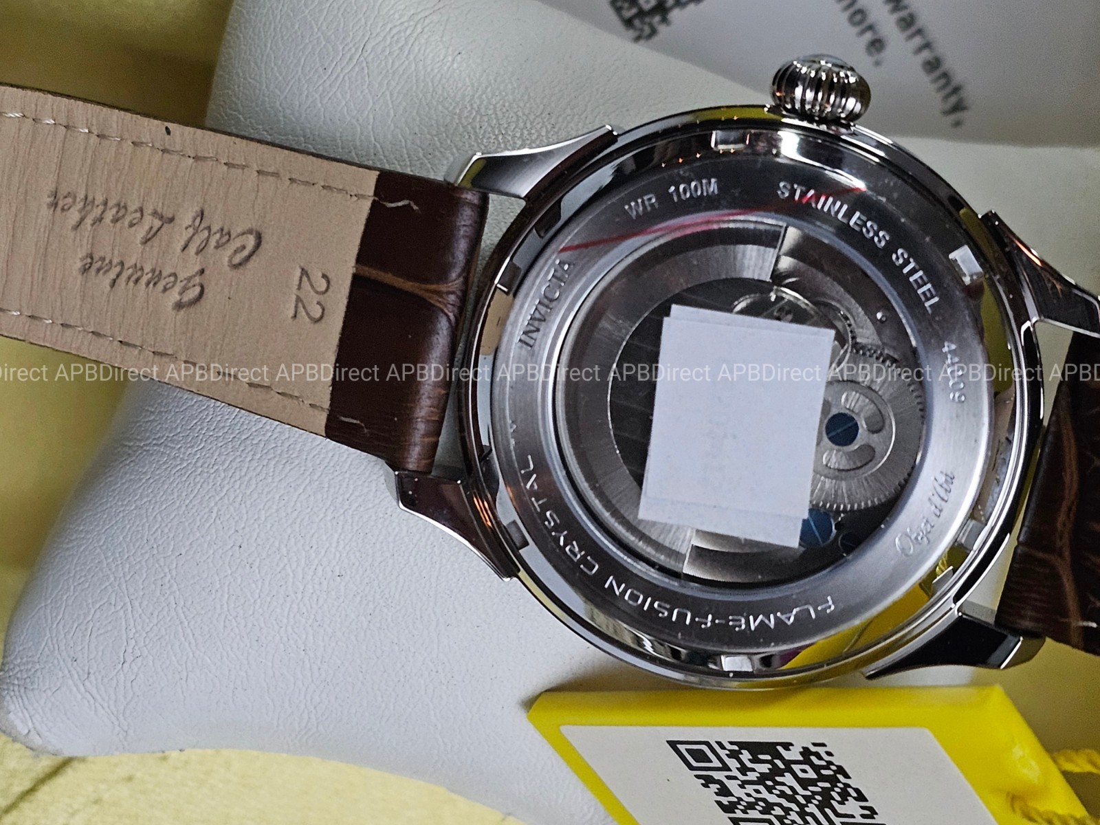 Invicta – Objet D Art – Open Heart – Automatic – Day / Night Leather mens Watch