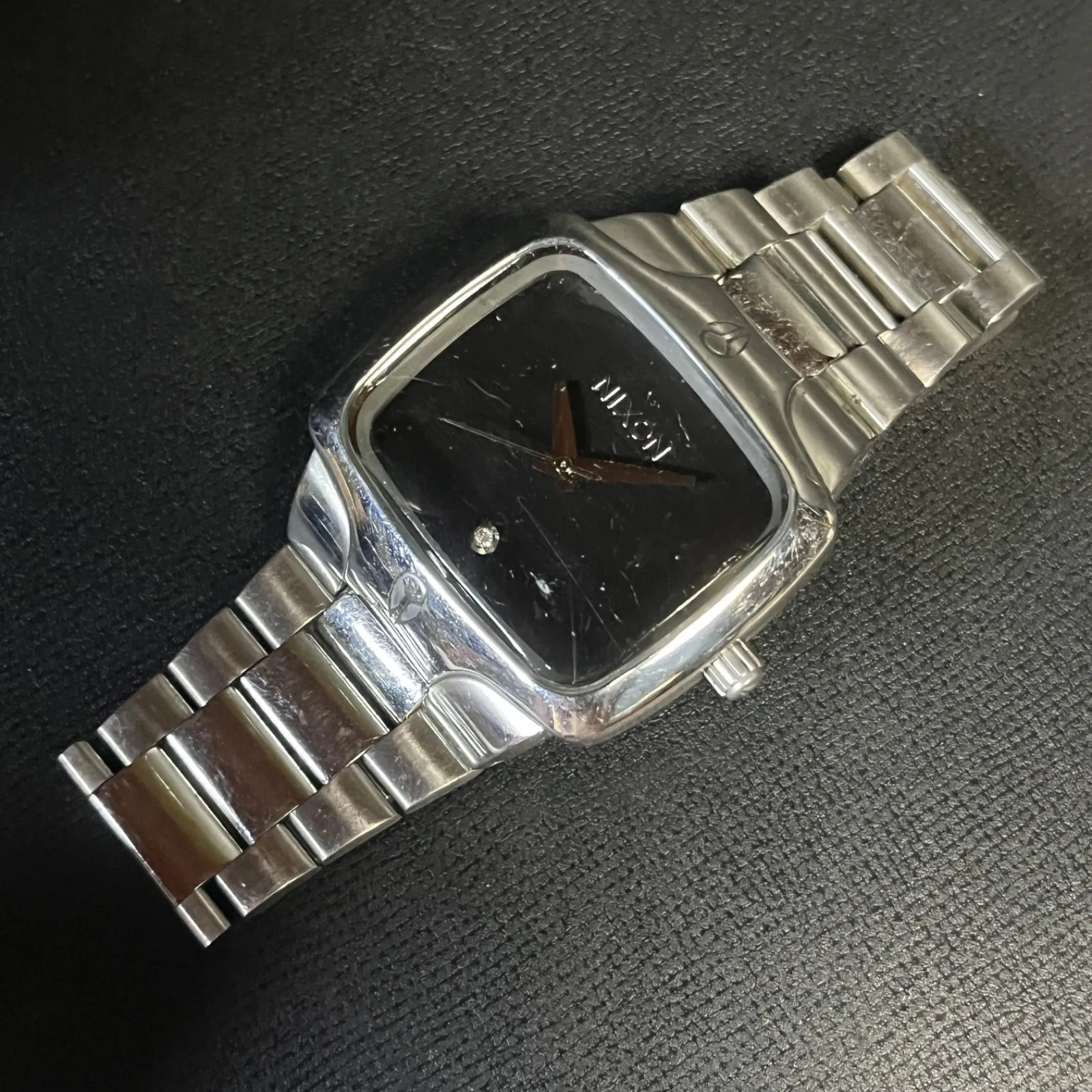[Working Condition] NIXON THE PLAYER Quartz Watch with Natural Diamonds, Nixon,