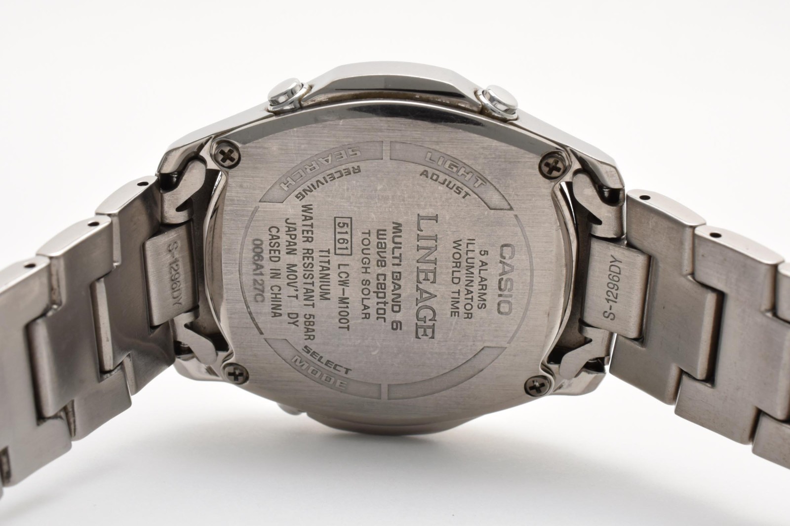 [Exc+5] CASIO Lineage LCW-M100T Titanium Solar Wave Ceptor Men’s Watch 17.5cm