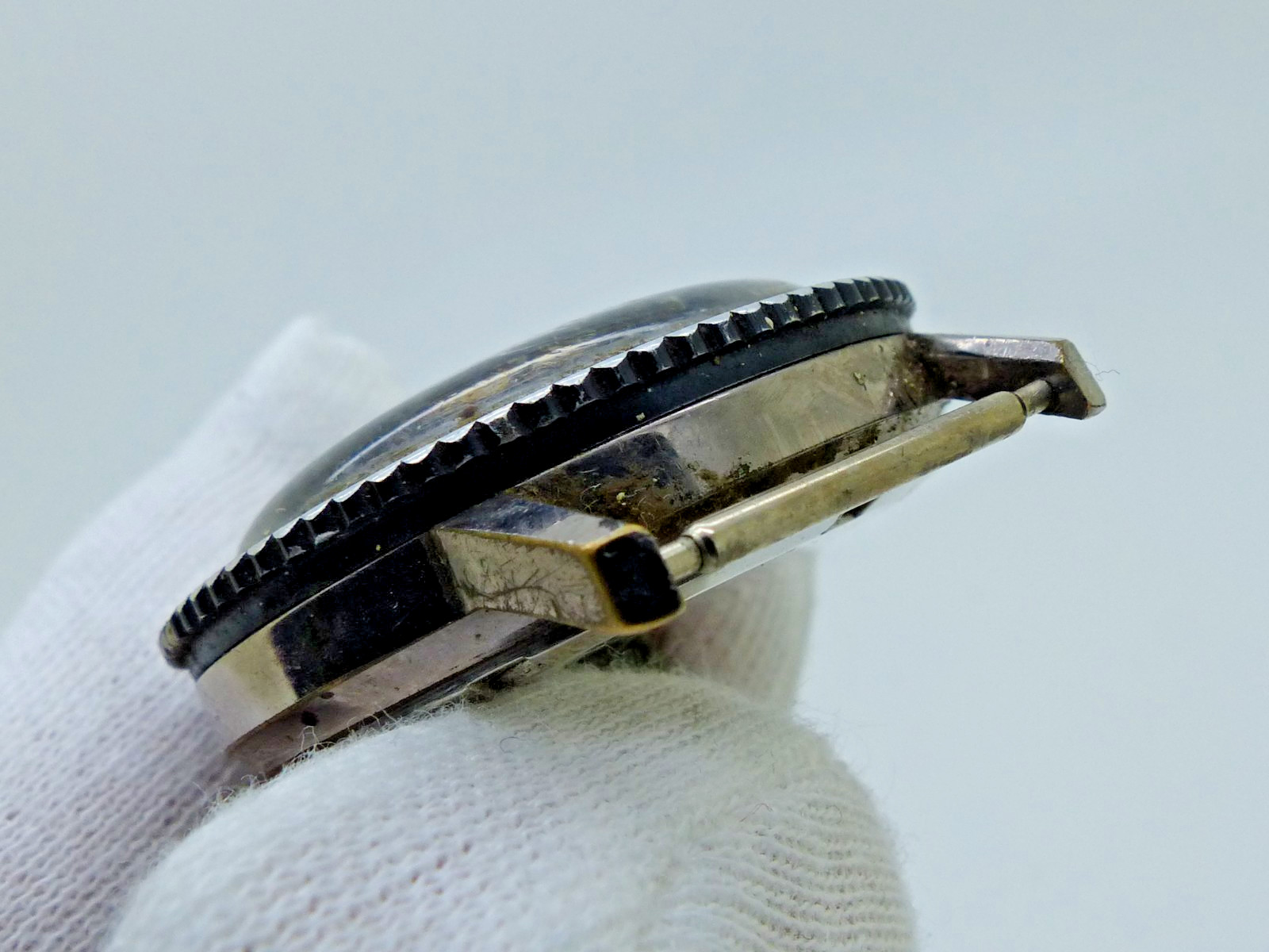 Vintage Ollech & Wajs Selectron Computer – RARE Slide Rule Bezel Wristwatch