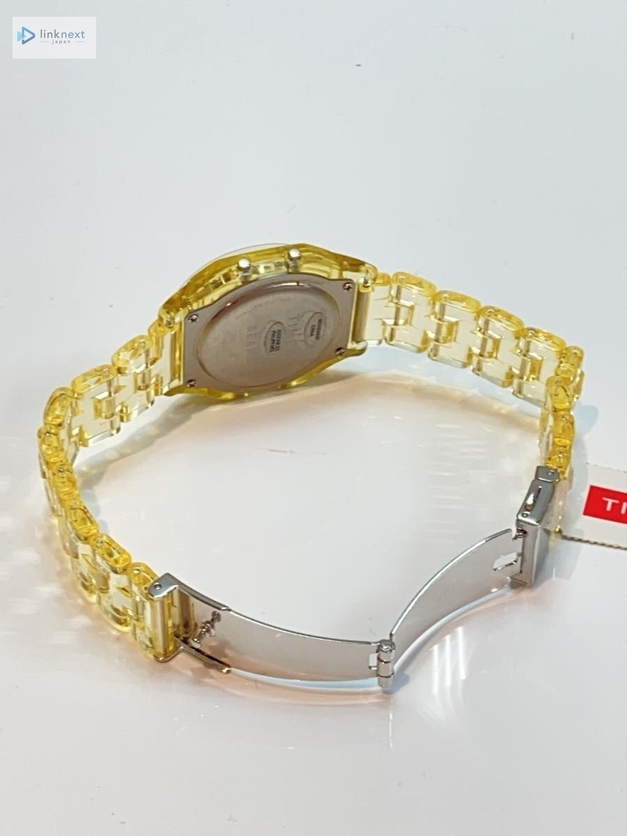 TIMEX x BEAMS INDIGLO Digital Quartz Clear Yellow Men’s Watch