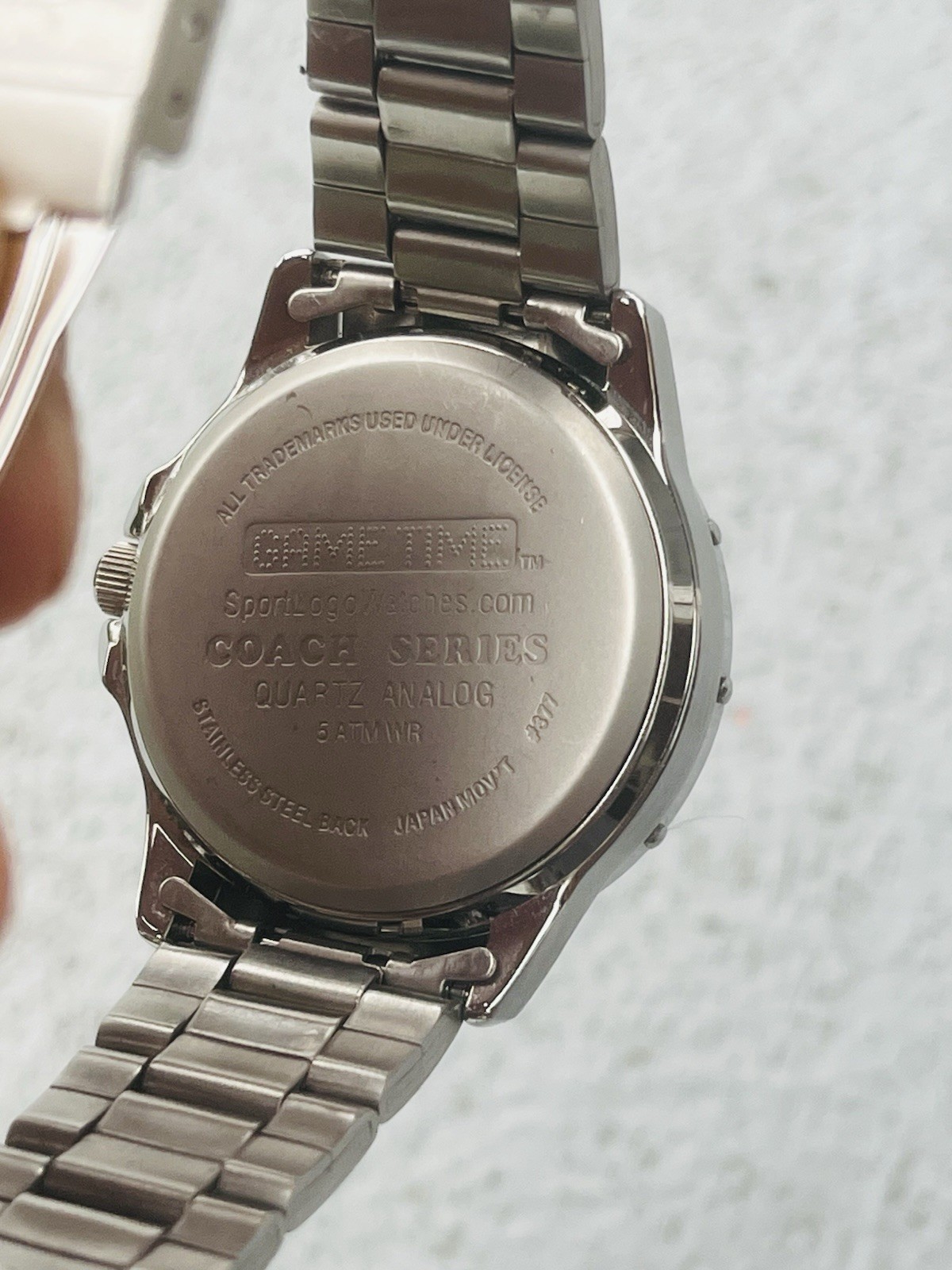 BOSTON BRUINS GAME TIME LICENSED “COACH” QUARTZ ANALOG WATCH
