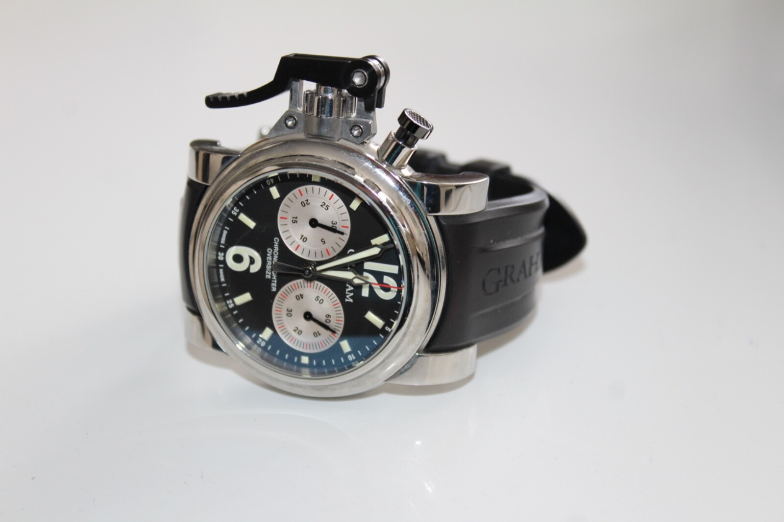 Graham Chronofighter Oversize Black Dial 47mm Men’s Luxury Sports Watch
