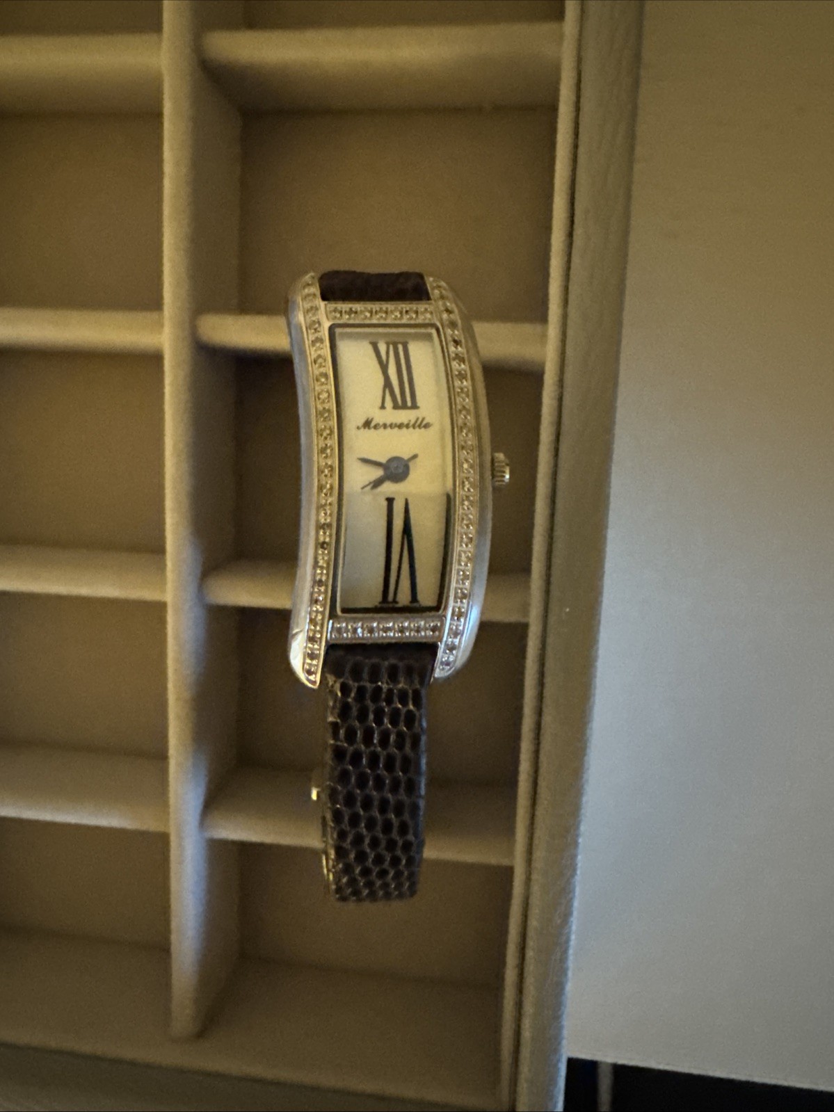 Merveille Diamond and Lizard Watch Women’s