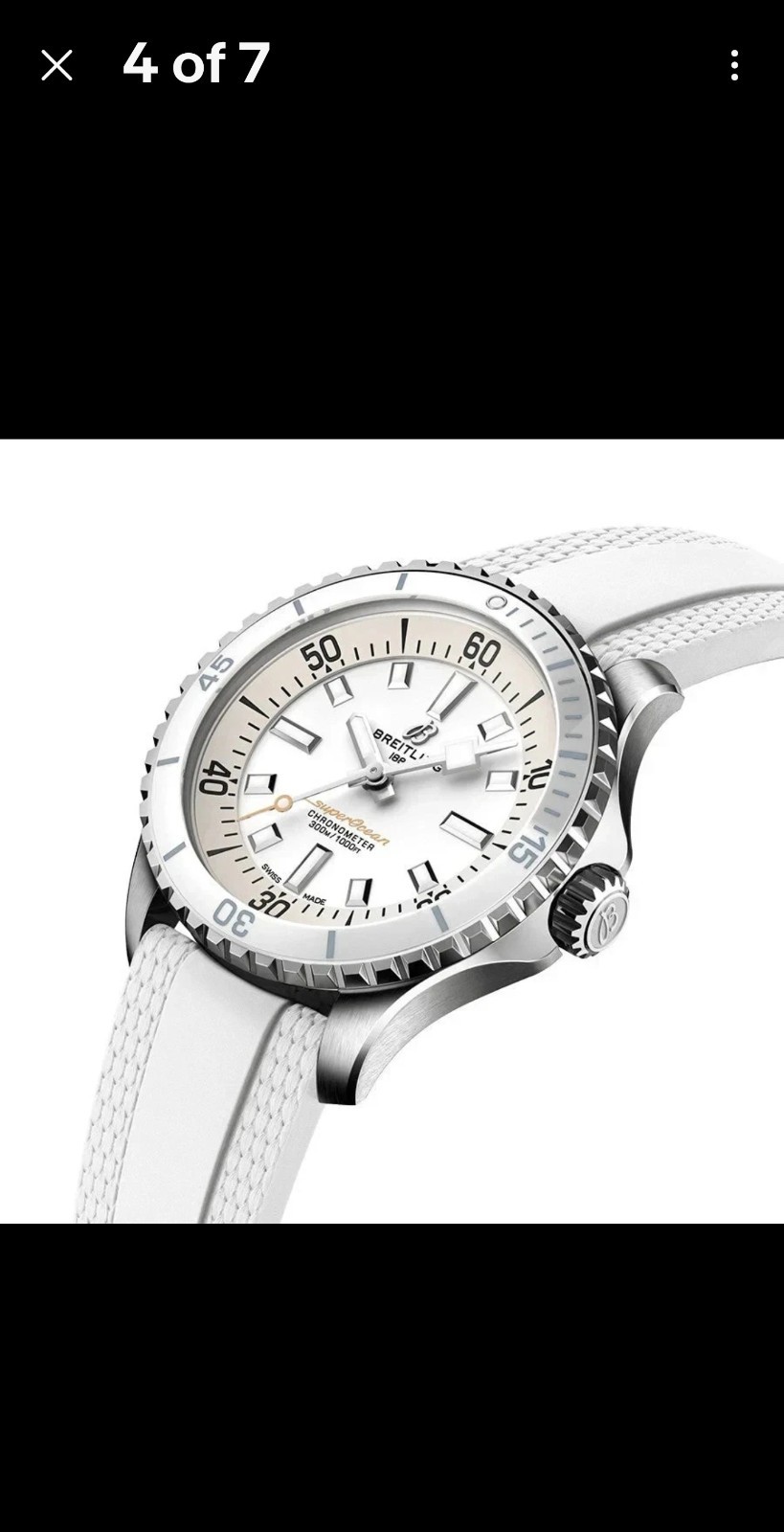 2026 Breitling Superocean White Dial Stainless Steel 36mm Unisex Watch A17377