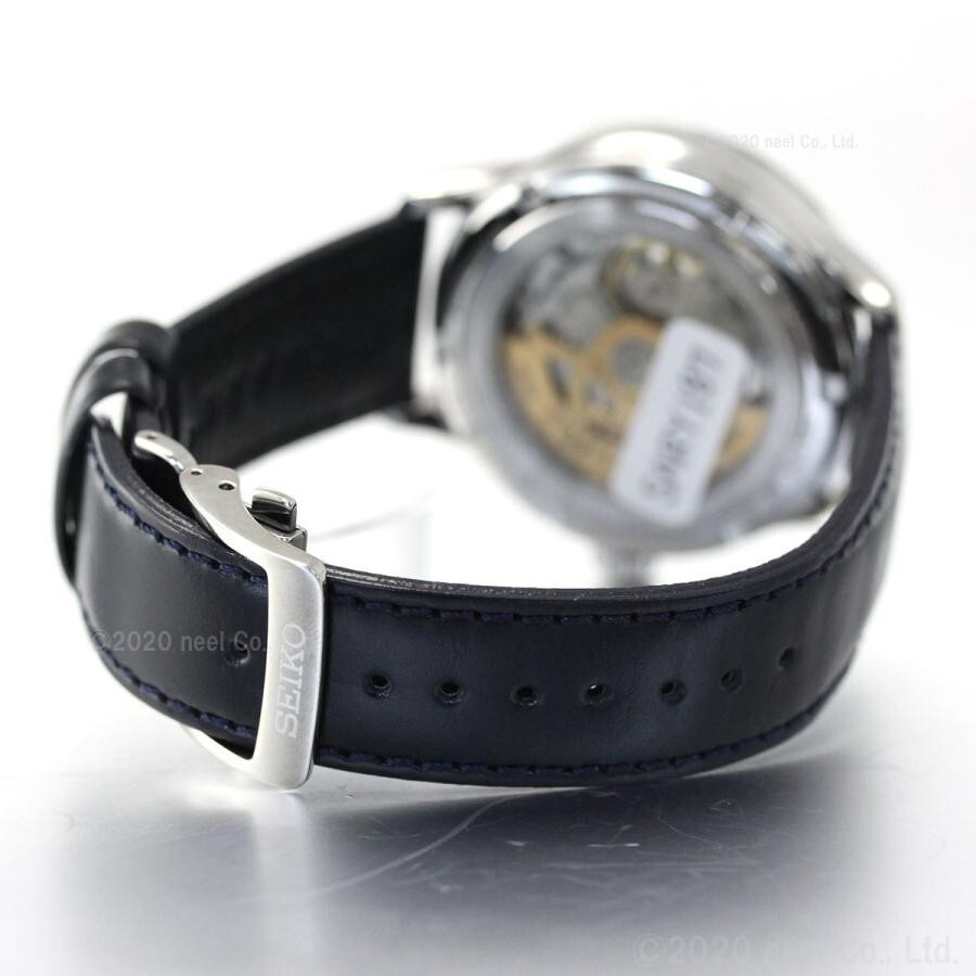 SEIKO PRESAGE Basic SARY187 Blue Automatic See-through Back Men’s Watch New F/S