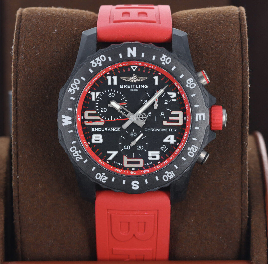 Breitling Endurance Pro Chronograph Quartz 44mm in Black Polymer, X82a310D91B1S1