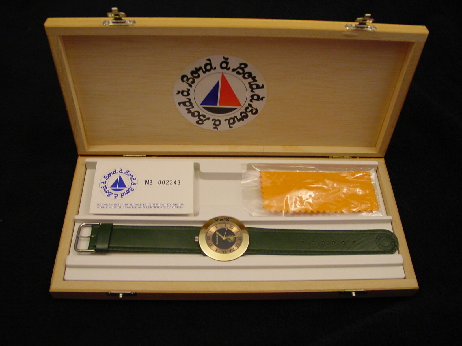 Wristwatch, Bord a’ Bord French Uni-Sex Solid Bronze, Genuine Leather B28