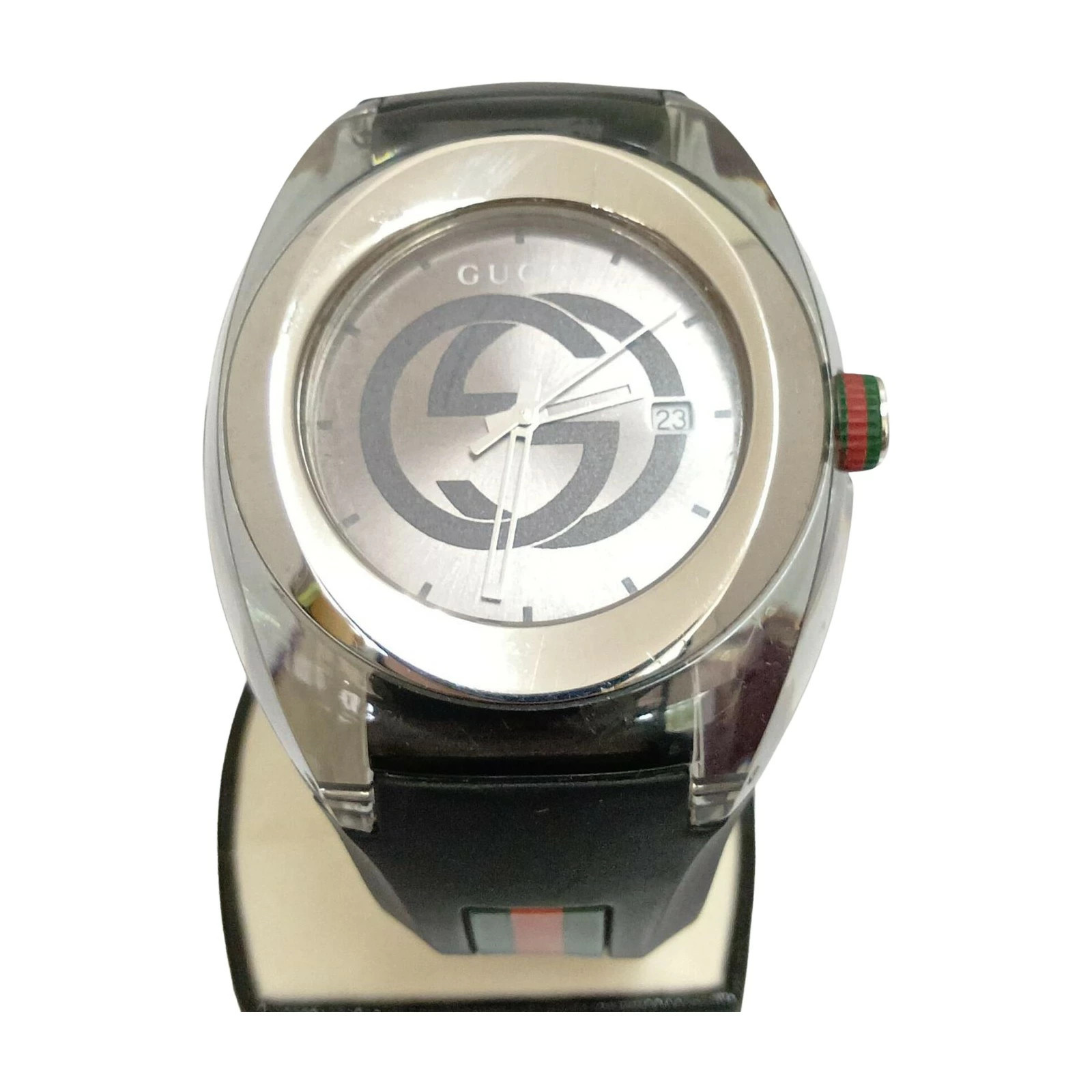 GUCCI 137.1 Silver Case Size 47.4mm Men’s Used Watch #61912