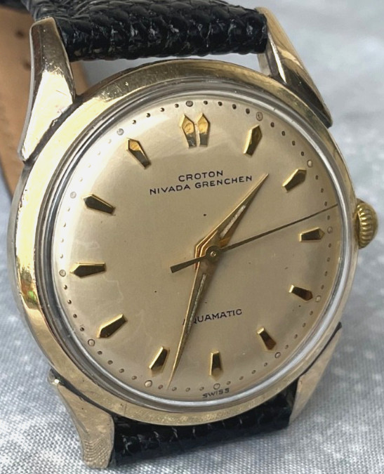 Croton Nivada Grenchen Automatic Men’s Watch 32mm AS 1250 Fresh Service Swiss